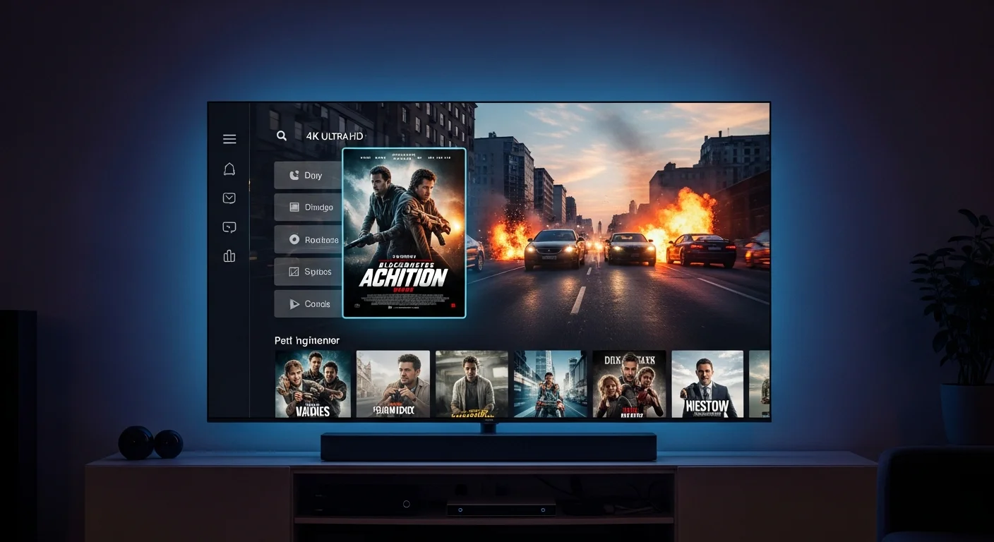 IPTV i 4K med filmgränssnitt