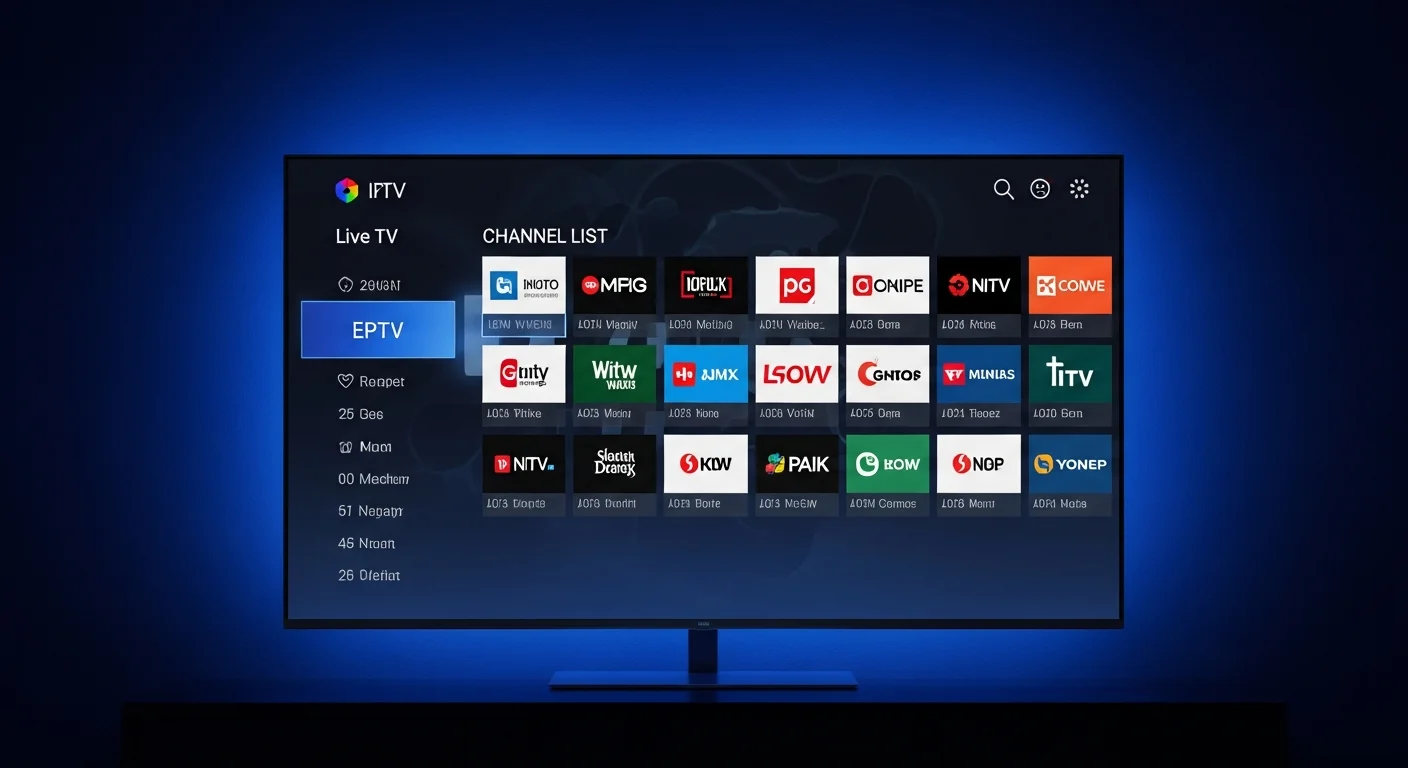 IPTV kanallista med EPG